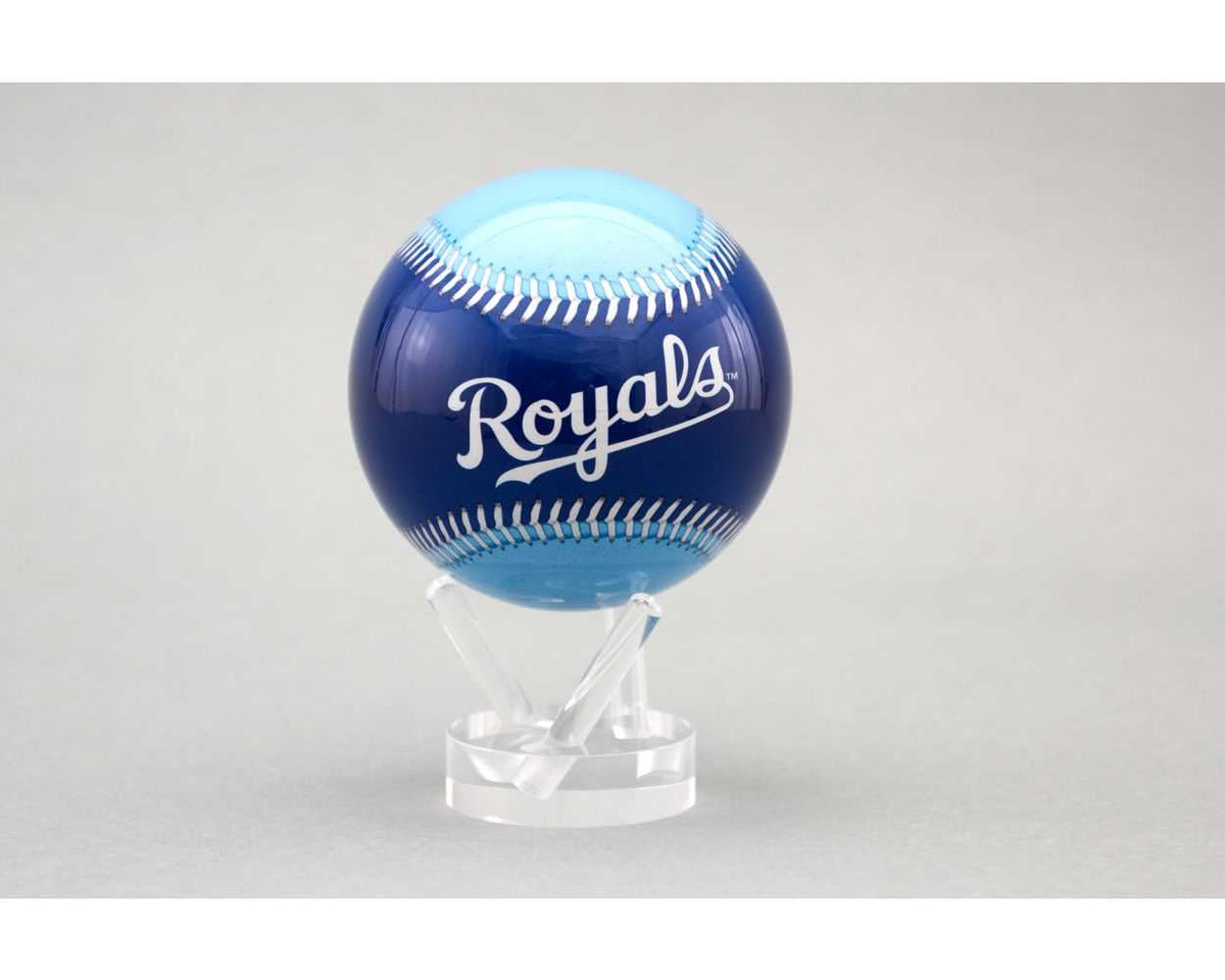 4.5-inch acrylic base featuring a Kansas City Royals globe logo with team colors and silhouette.