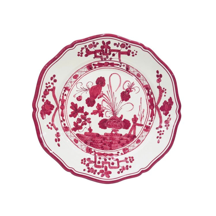 White VIDA Faenza 9-inch square salad plate with subtle textured rim.