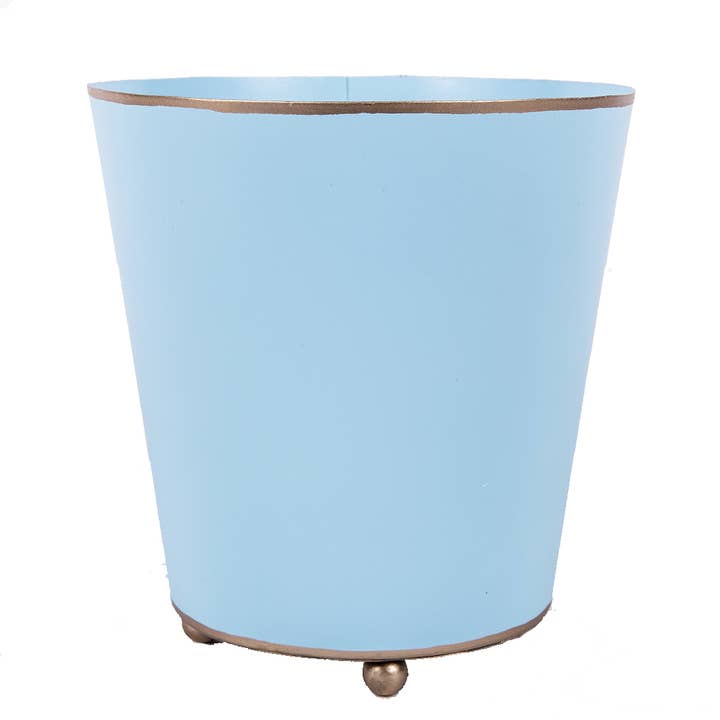Round matte cachepot planter with a smooth cylindrical shape.