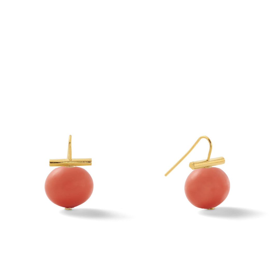 Medium Pebble Pearl Ear Wire