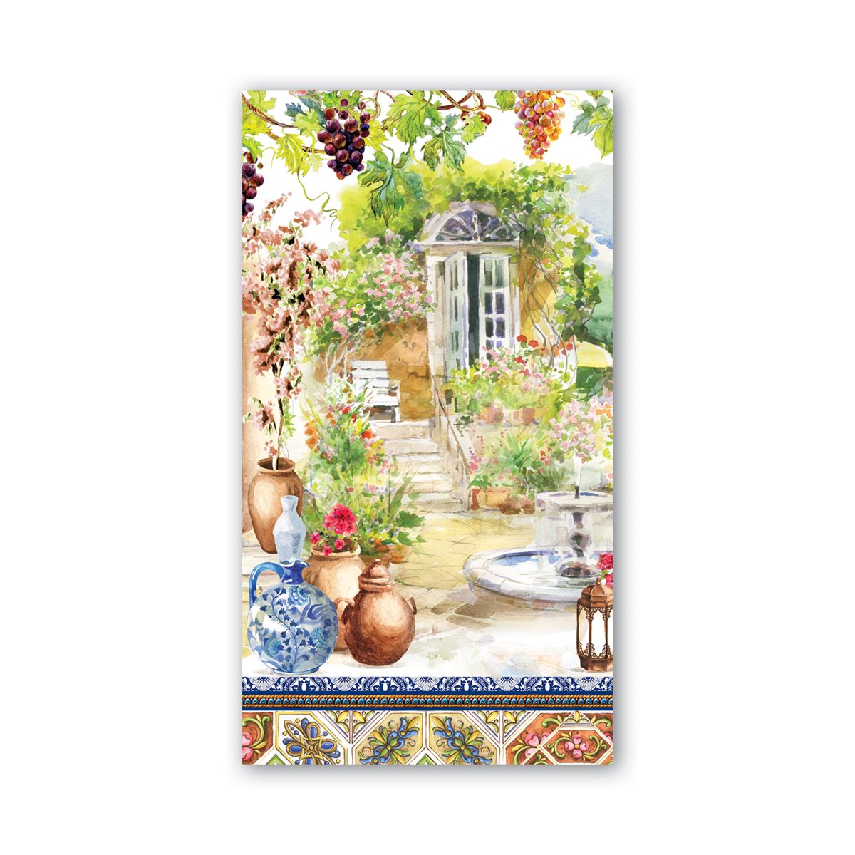 Packaged Hostess napkins in soft triple-ply paper with a subtle patterned design.