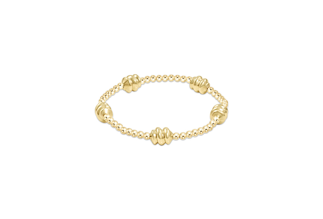 Admire Gold 3mm Bead Bracelet - Gold
