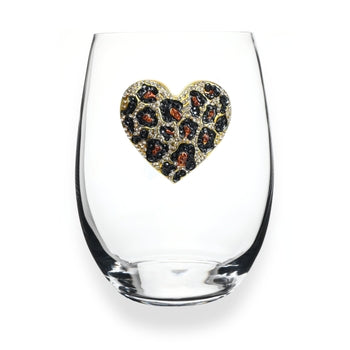 Jeweled Stemless Wine Glass