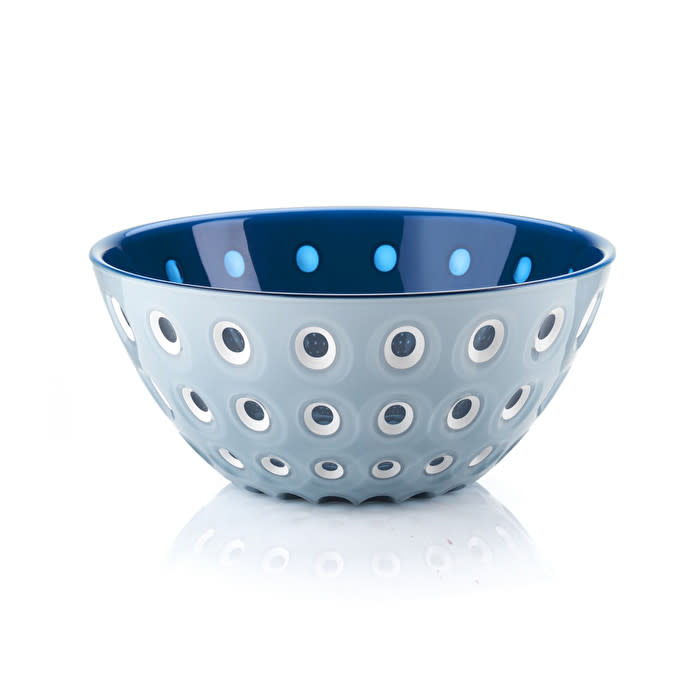 Round SAN bowl ø20 cm with three-color murrine pattern in white and pastel tones.