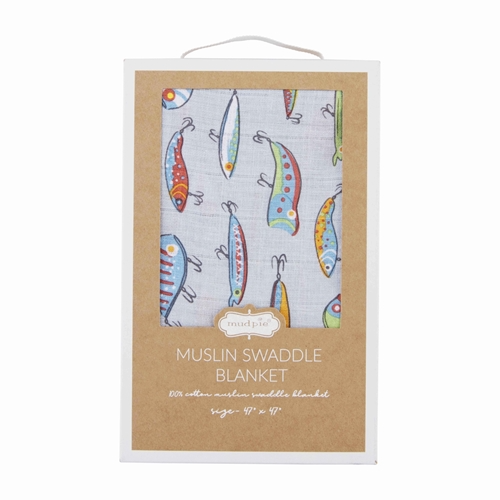 Soft white muslin swaddle blanket with a subtle woven texture displayed flat.