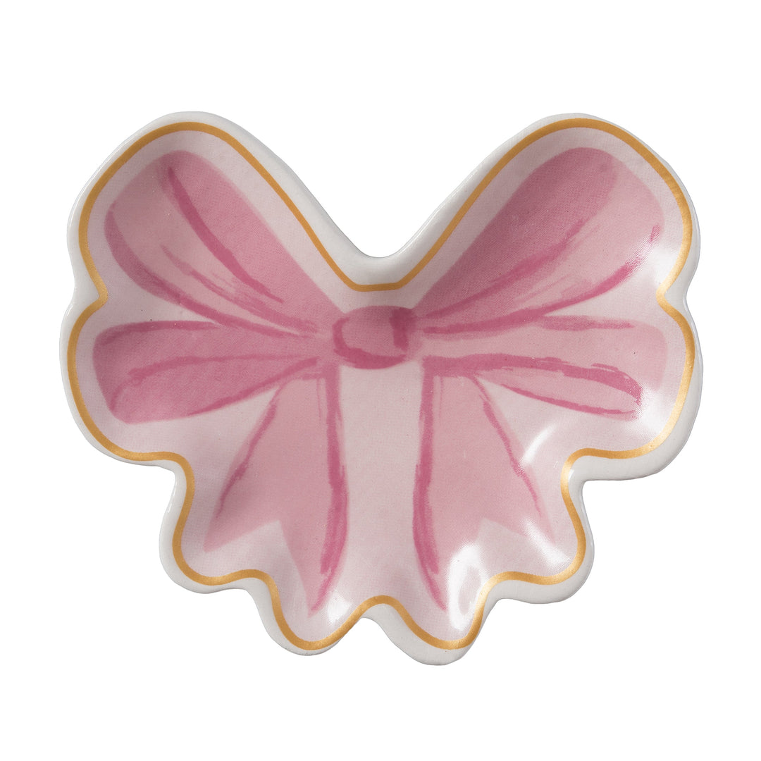 Bow Ceramic Trinket Dish