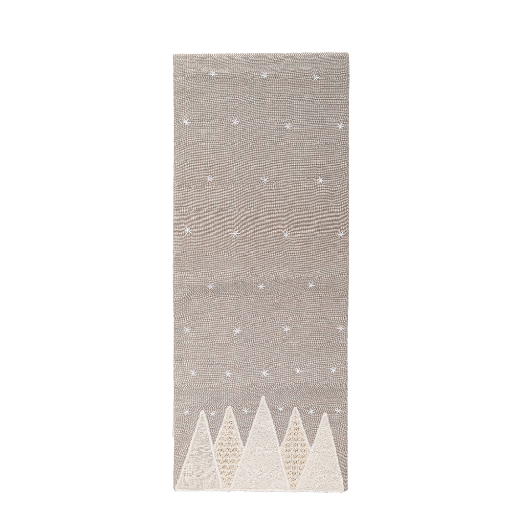 Embroidered Christmas Tree Table Runner