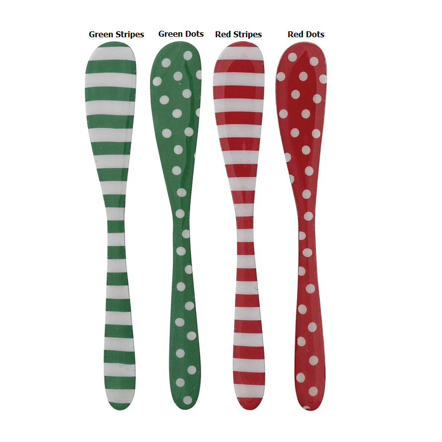 Enameled Stainless Steel Canape Knife - Sold Individually