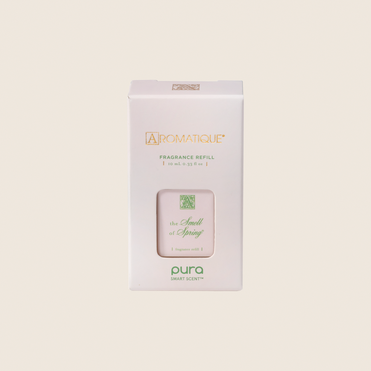The Smell of Spring Pura Refill bottle with pineapple, hyacinth, and jasmine fragrance notes.