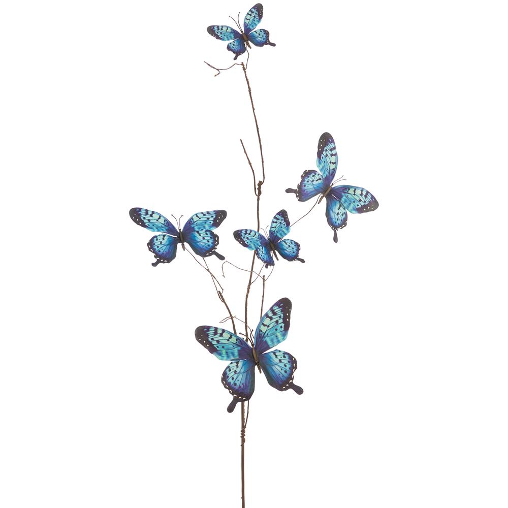 37-inch butterfly spray with a polyester and plastic construction.