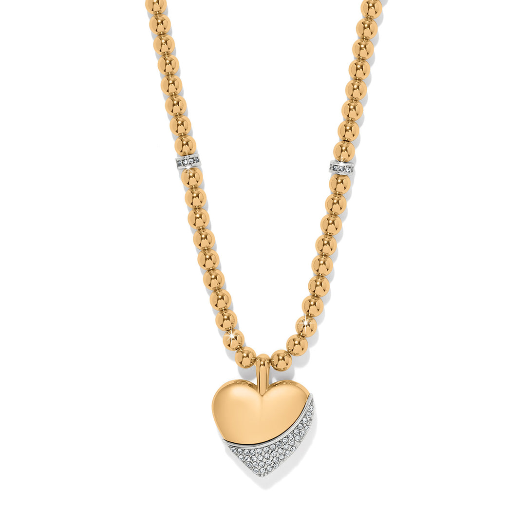 Meridian Petite Wave Heart Necklace