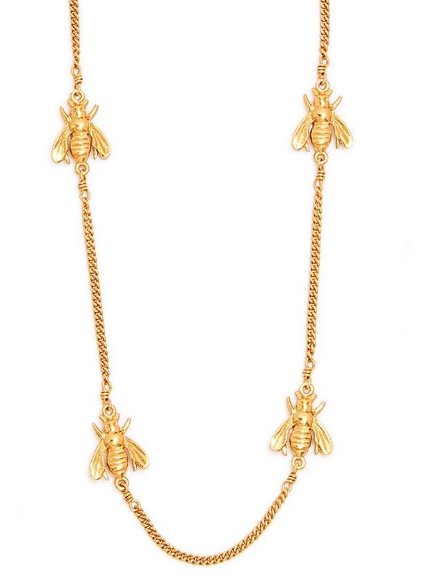 Adjustable gold-plated necklace with Julie Vos hallmark