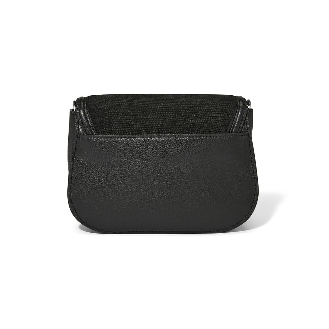 Everbloom Noir Arlo Flap Cross Body Bag