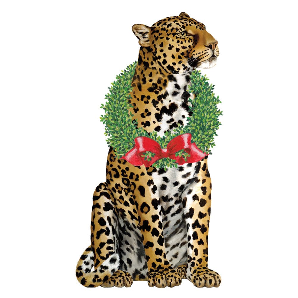 Die-cut hanging gift tag ornament on high-quality cardstock with printed Swiss partner branding.