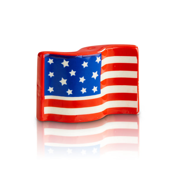 Stars and Stripes Forever flag with red, white, and blue stars and stripes pattern.