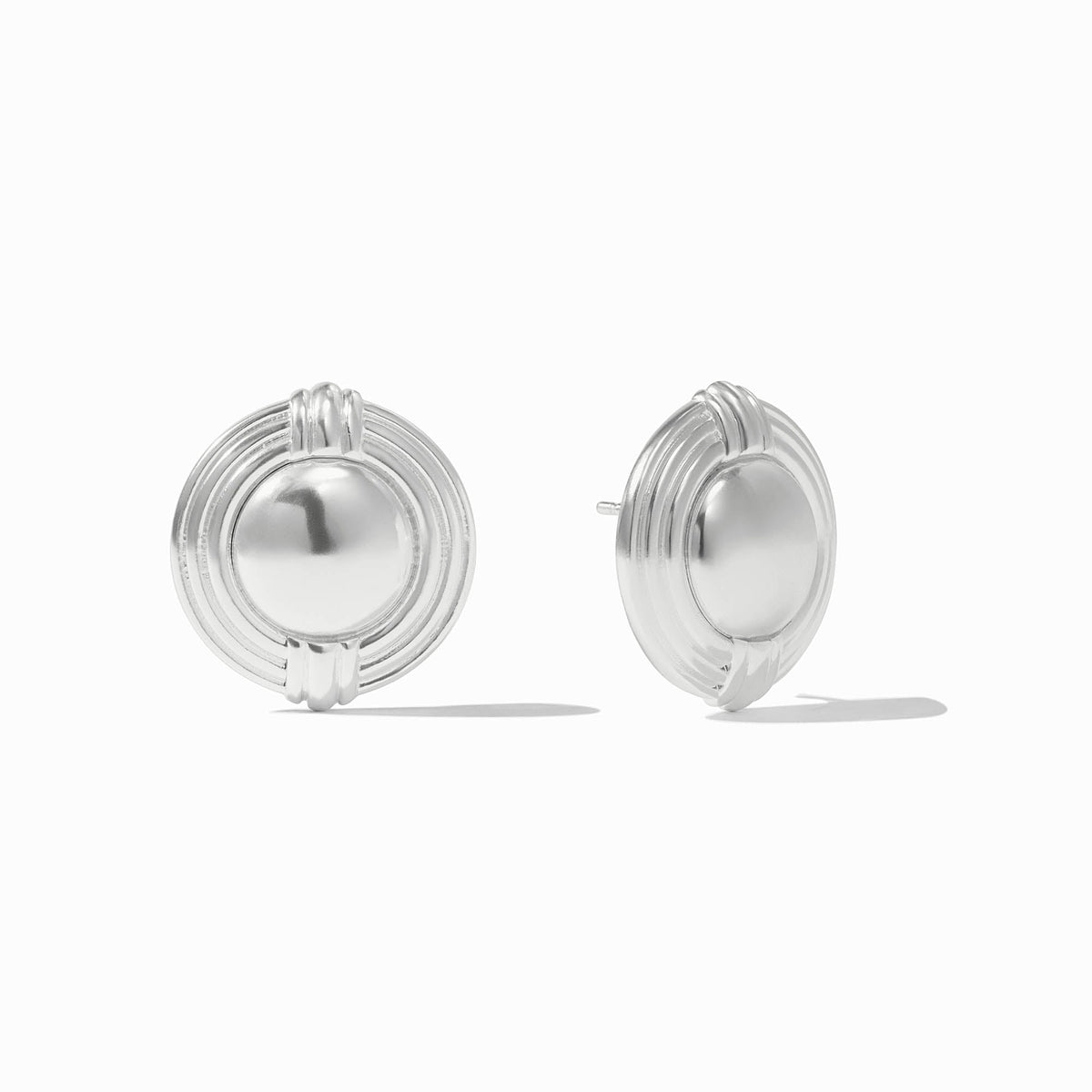 Portofino Statement Stud earrings featuring a polished gold-tone finish with an intricate sculptural silhouette.