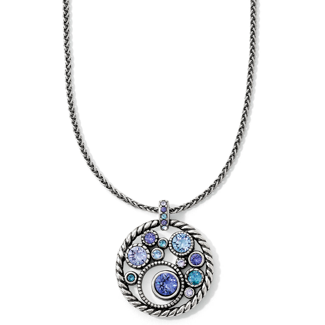 Halo Necklace - Tanzanite