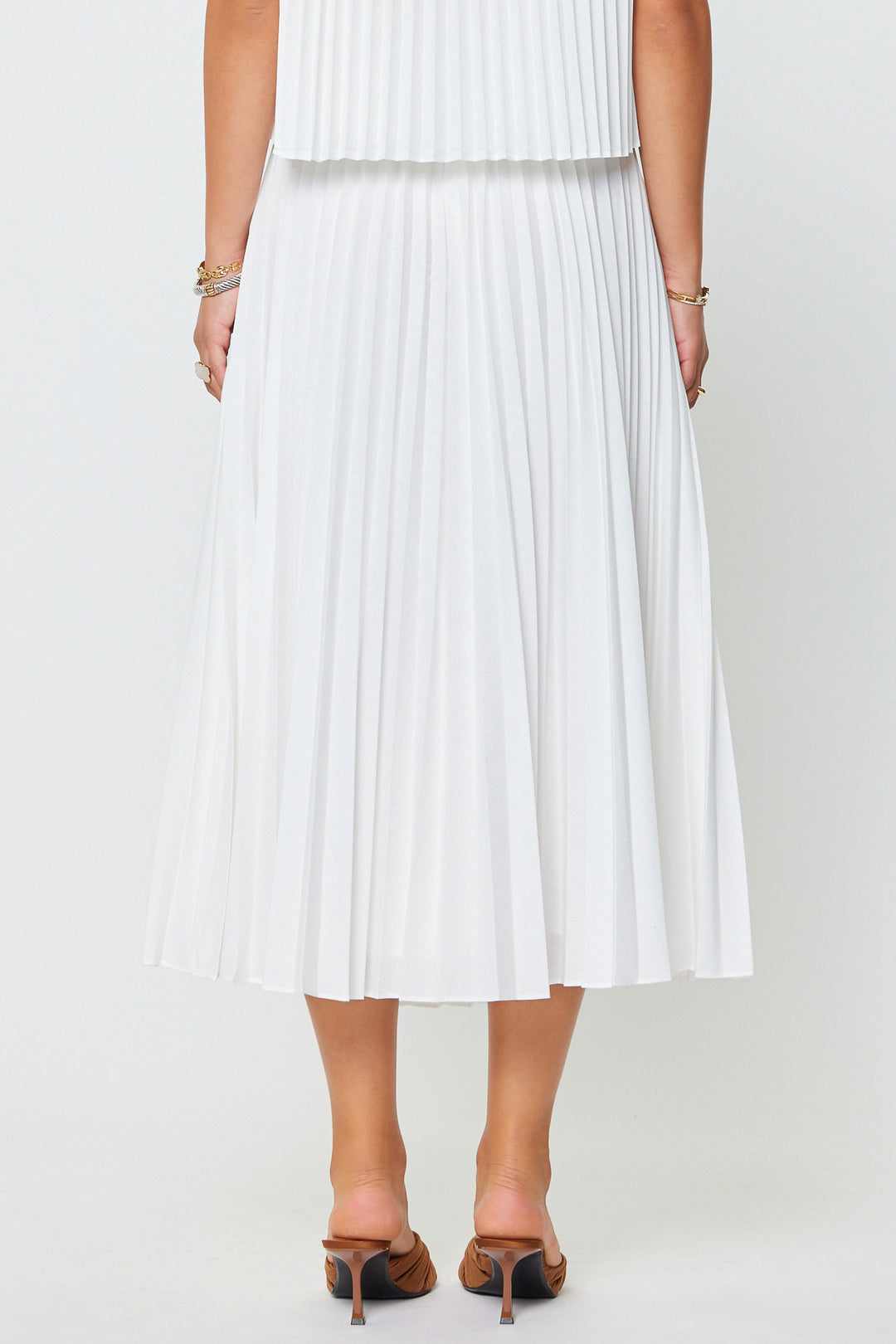 Ivy Pleated Maxi Skirt