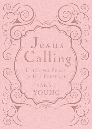Jesus Calling Women's Edition gift book with presentation page and ribbon bookmark.