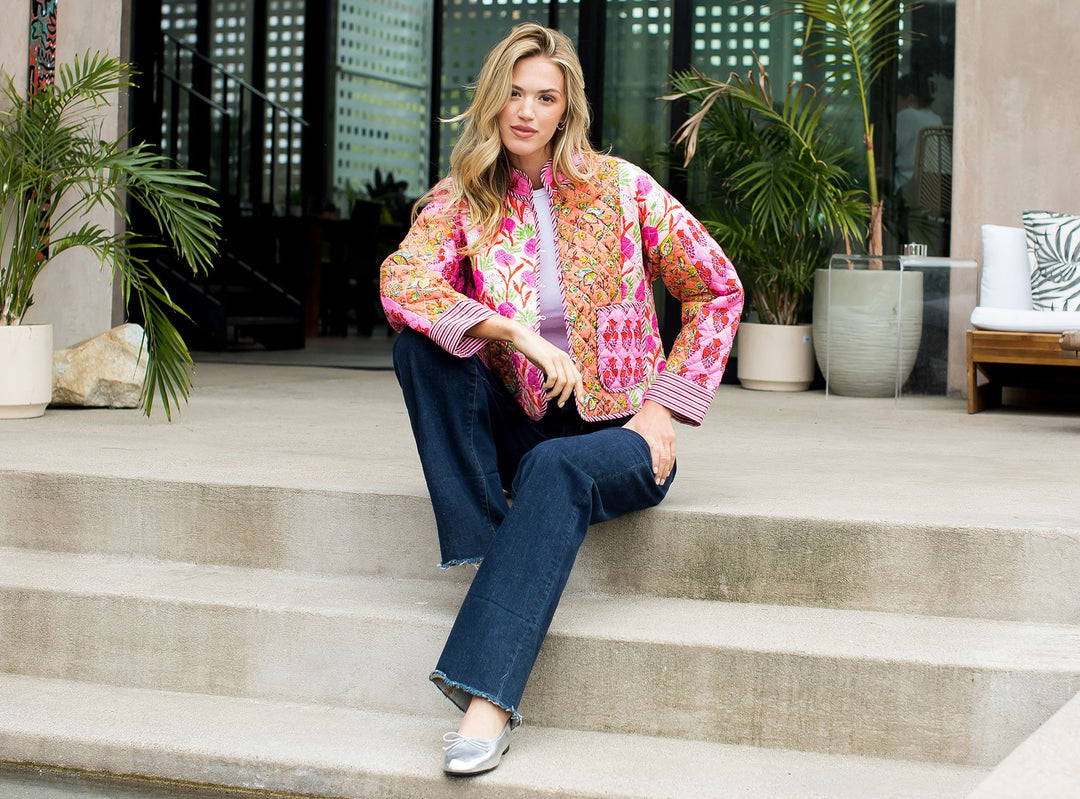 Elianna Patchwork Quilted Jacket