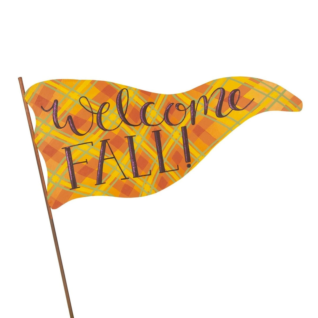 “Welcome” Fall Flag