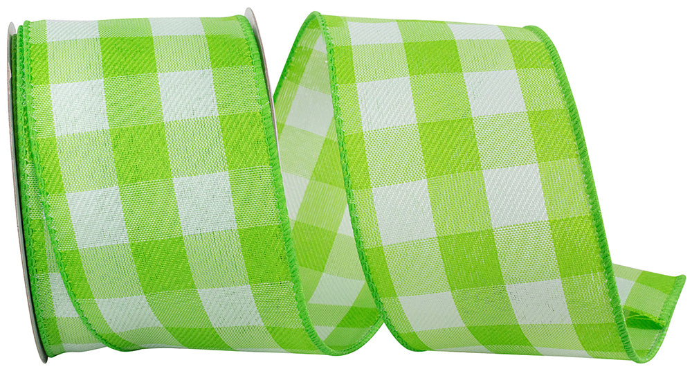 Celine Check Plaid Twill Wired Edge