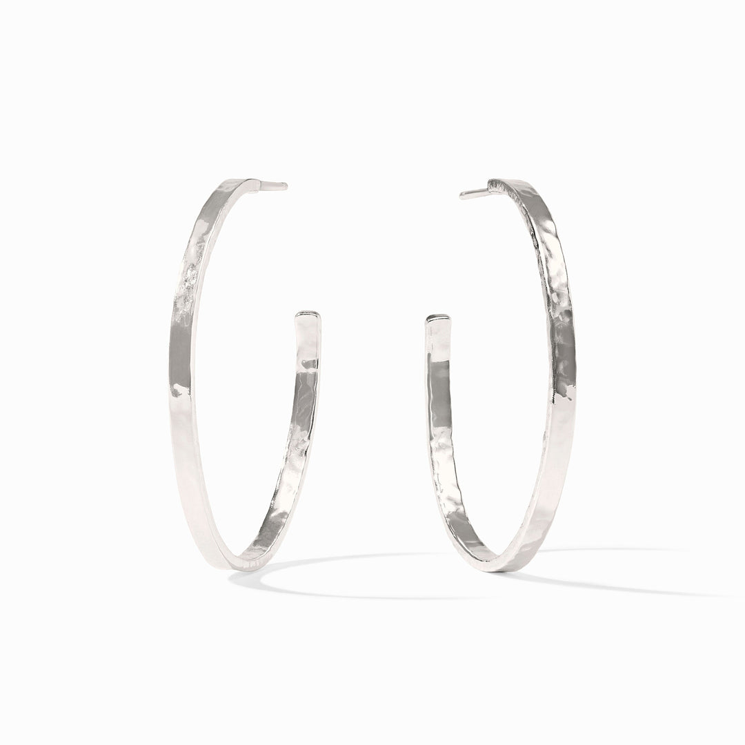 Crescent Hoop Silver