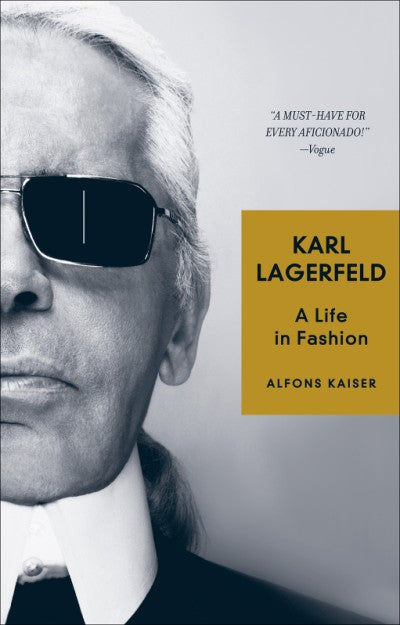 Hardcover biography Karl Lagerfeld: A Life in Fashion with dust jacket