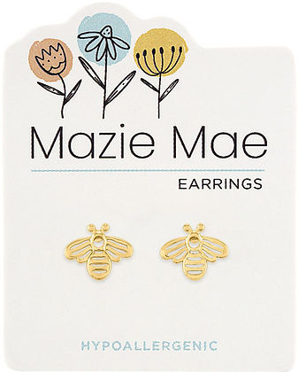Gold Mazie Mae Earring
