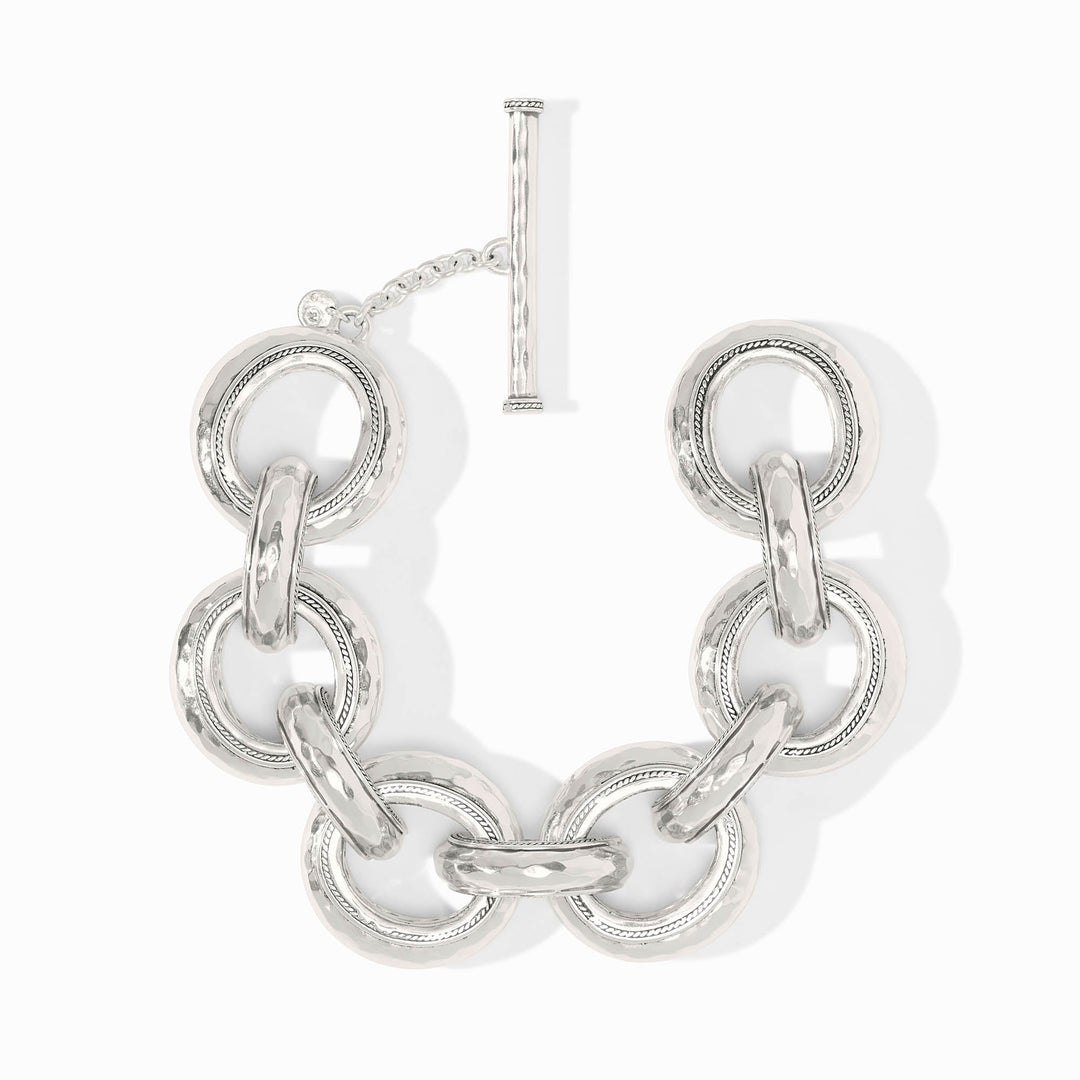 Cannes Link Bracelet Silver