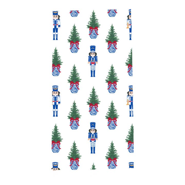 Tea Towel Merry Marchers Print