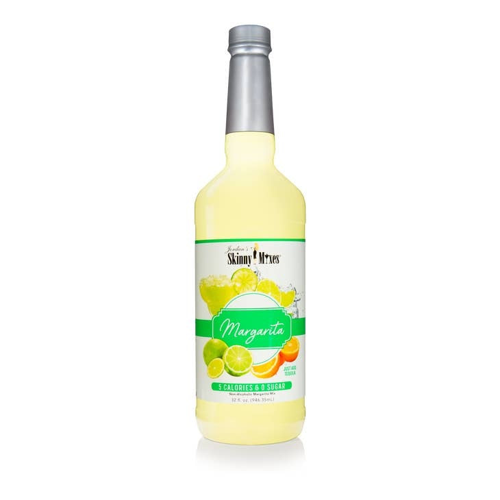 32 fl oz plastic bottle of Sugar Free Mixer in a clear container with white label text.