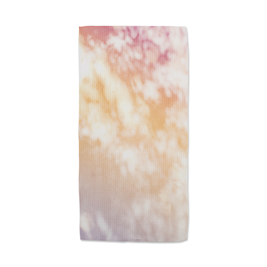 Mini kitchen towel in post-consumer recycled fabric with single-sided print
