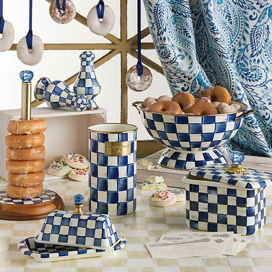 Royal Check Enamel Butter Box