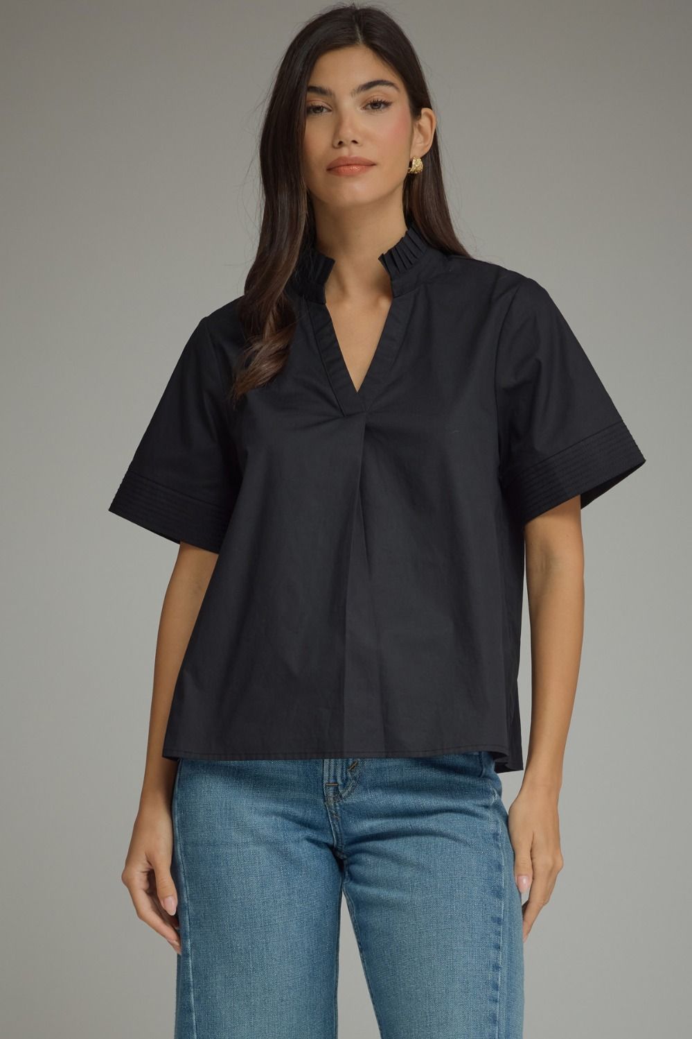 Addison - Short Sleeve Flare Top