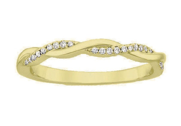 Infinity Gold Layers Ring with intertwined gold bands