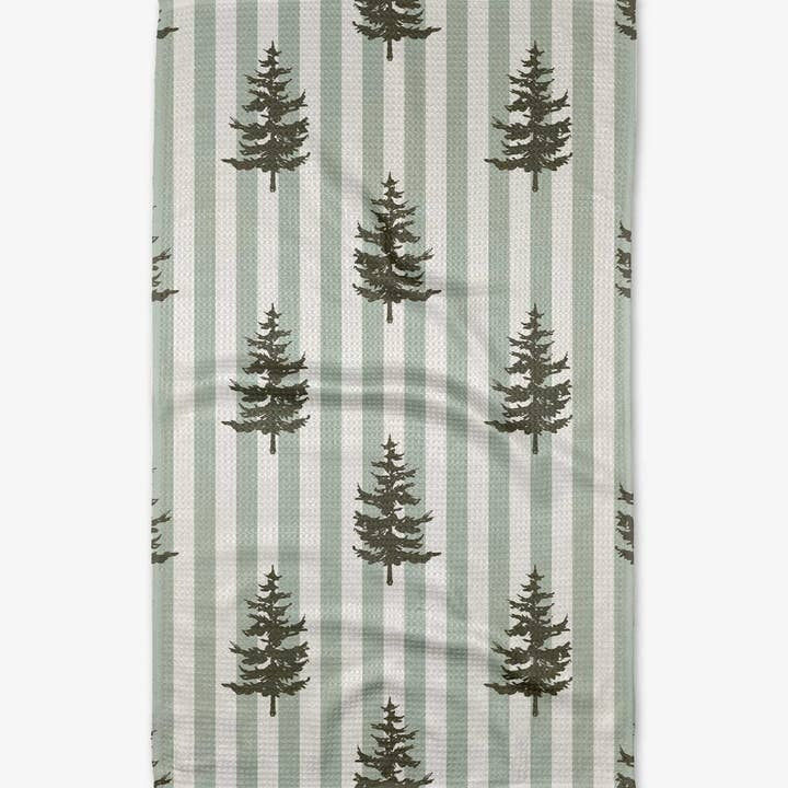 Holiday Tea Towel Sugarplum Florals Traditional