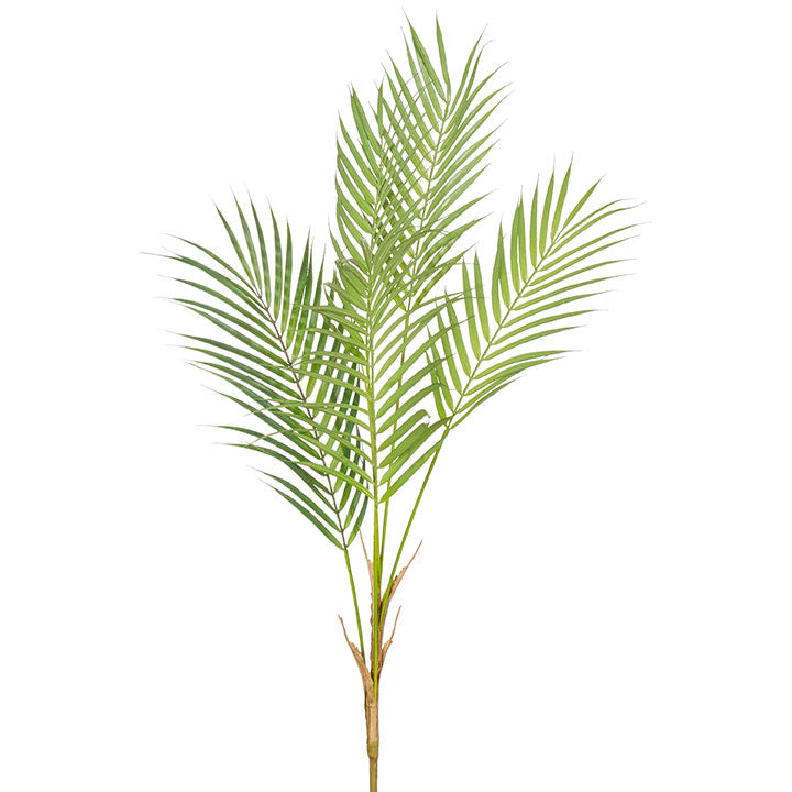 35-inch artificial palm leaf spray with natural green fronds in a loose, organic silhouette.