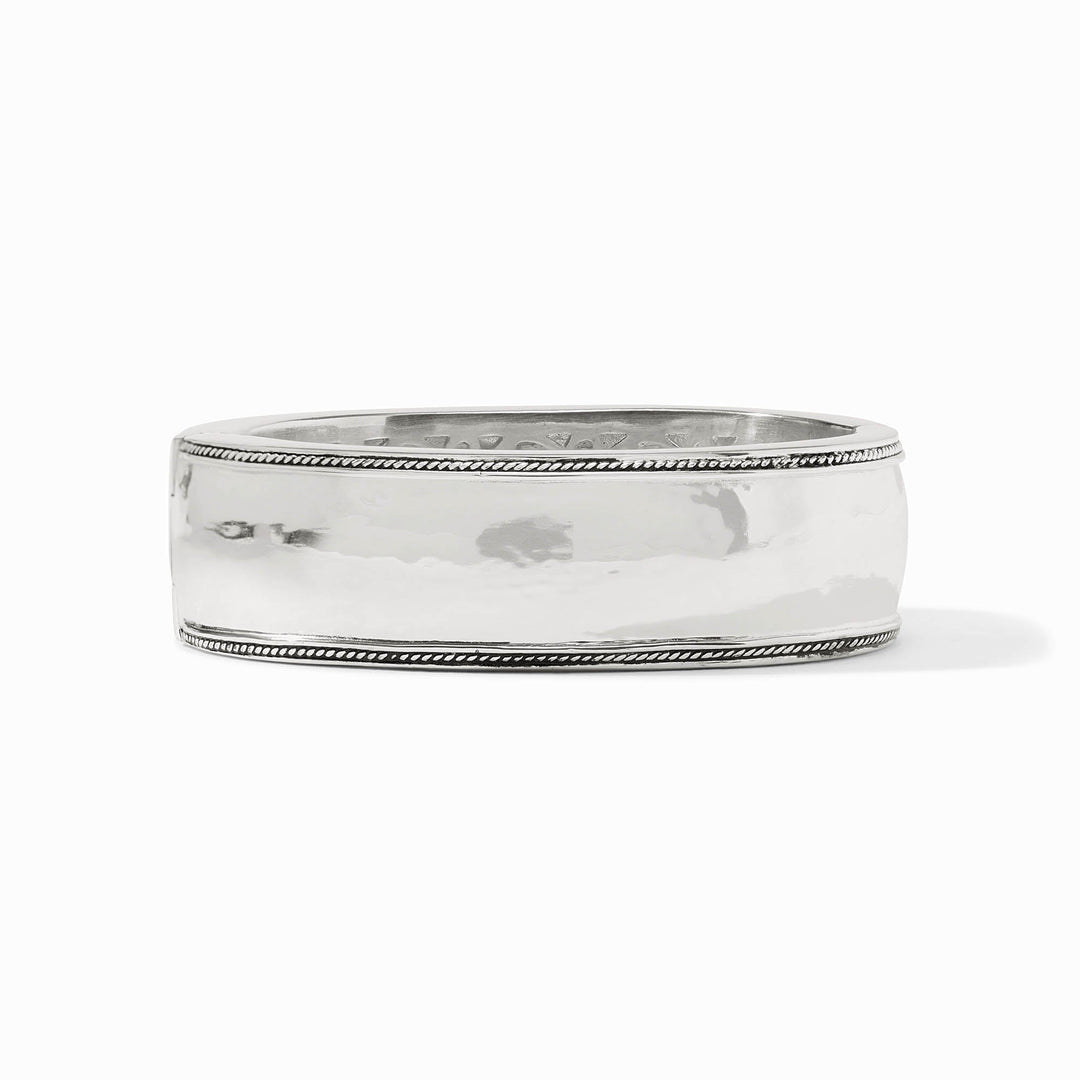 Cannes Statement Hinge Bangle Silver
