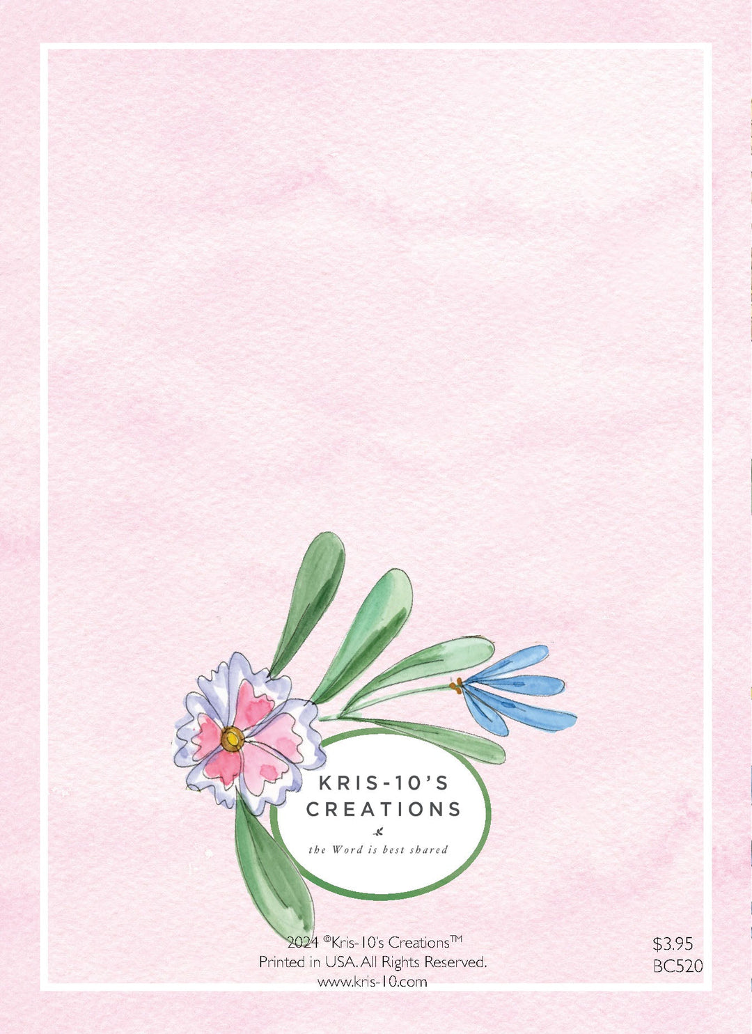 Pastel Flowers Birthday Card