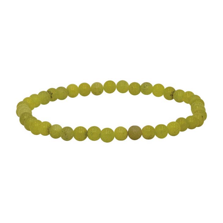 Mini Gemstone Bracelet featuring a classic beaded design with small gemstones in neutral tones.