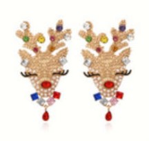 Whimsical Deer Dangle Earring