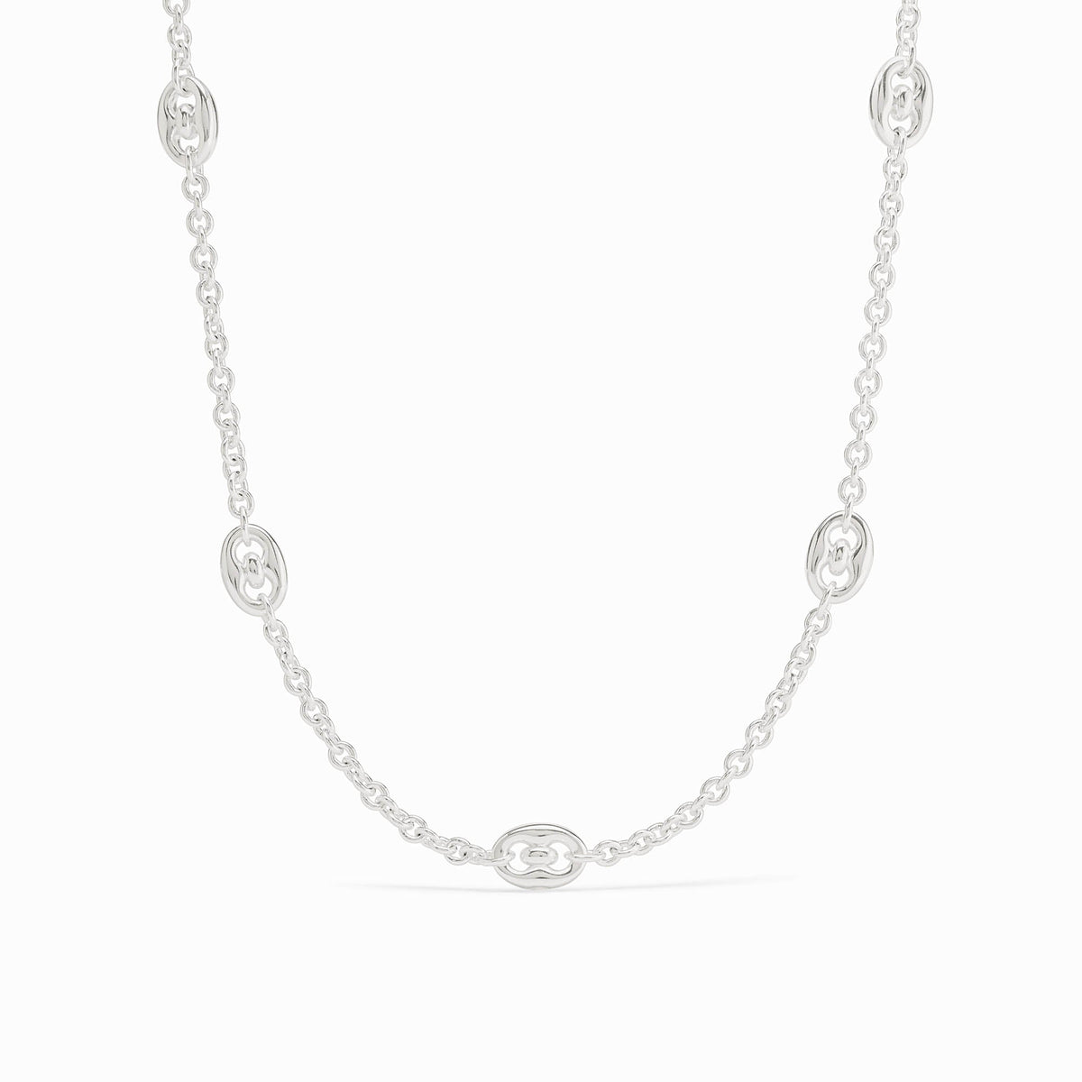 Laguna Station necklace featuring a toggle clasp on an adjustable chain.