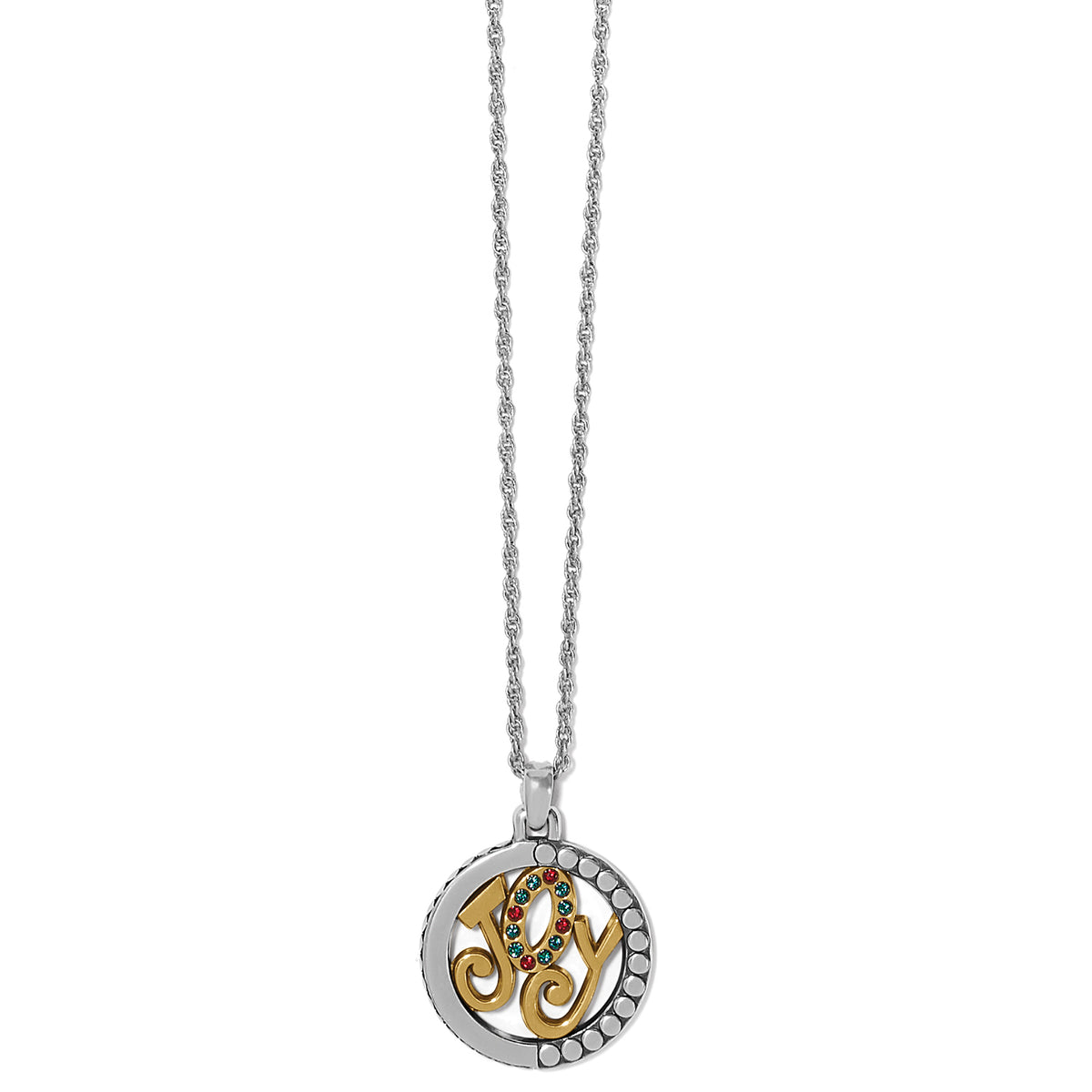 Two-tone gold adjustable necklace with lobster claw closure