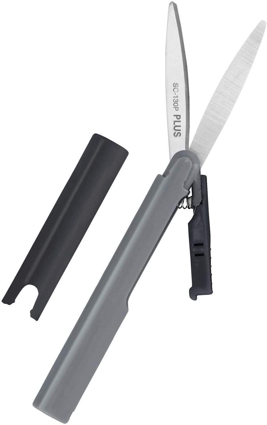 Black Twiggy pen-sized curved blade scissors with a slim pocket-friendly design.