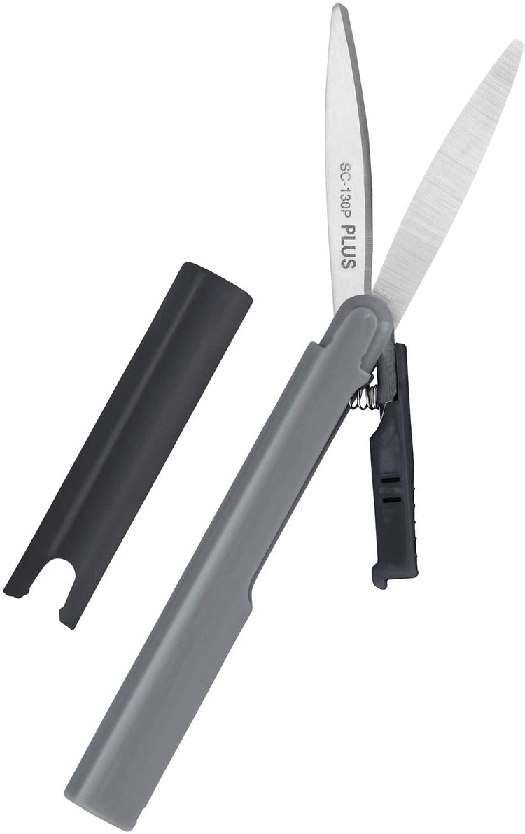 Black Twiggy pen-sized curved blade scissors with a slim pocket-friendly design.