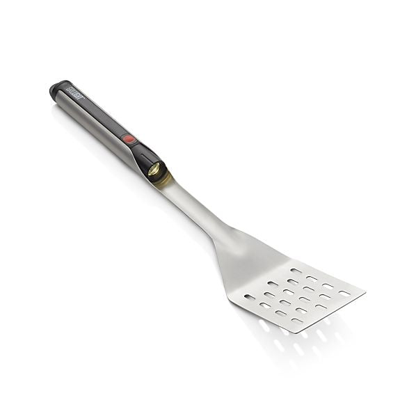 Premium lighted spatula with a stainless steel blade and a built-in flashlight in the handle.