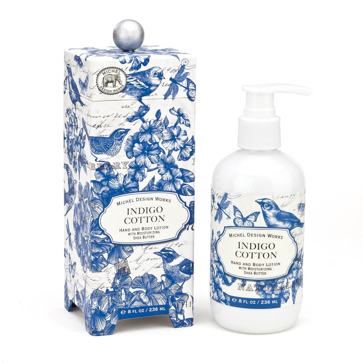 8 fl oz hand lotion bottle with aromatic peony scent