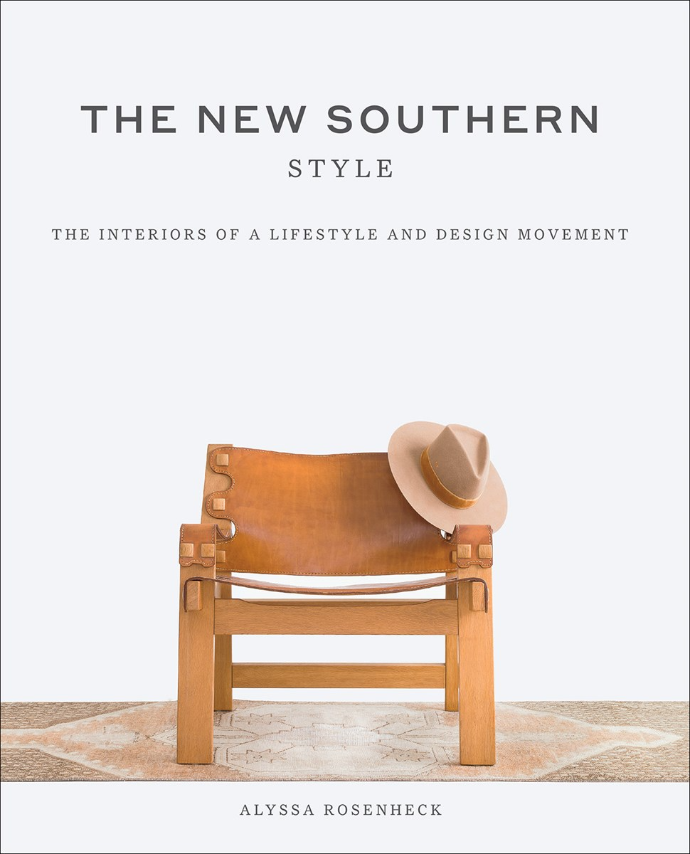 The New Southern Style book cover with a leather chair and hat.