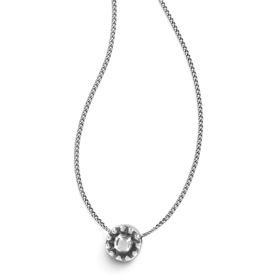Illumina Mini Solitaire Necklace Silver